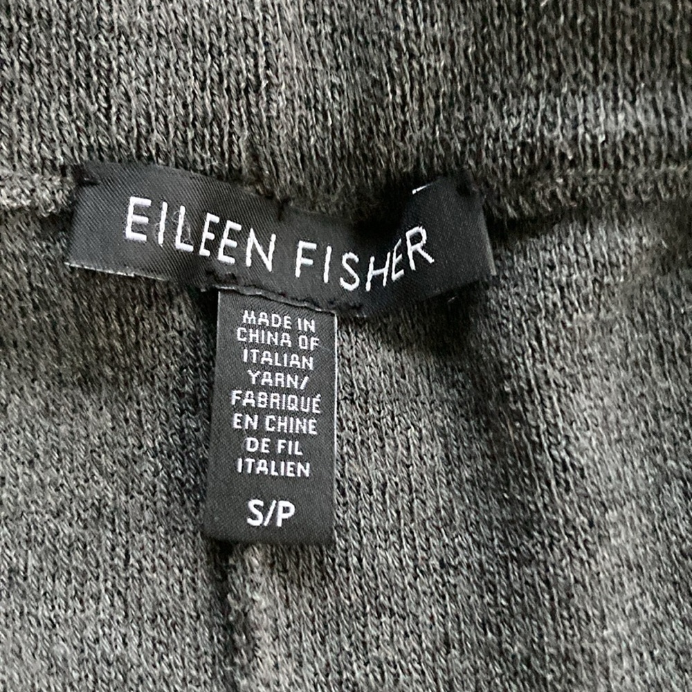 Eileen Fisher 100% wool pants, cropped wide leg, sweater knit - Picture 2 of 3